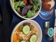 App & salad served separately from main