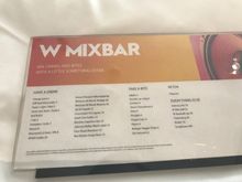 W Ansterdam minibar price list end-SEPT 2021