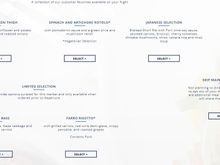 Menu for MSP - HND