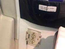 Noticed this plug socket open on a 767, I assume it’s for the cleaning staff to plug in hoovers etc. Do you think it is in operation during flight? 