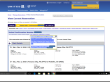 Here is the page where you can see the multiple airline confirmation numbers.