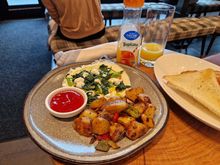 Egg white frittata (delicious)