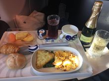 My first flight with newly refurbished plane and it looks very nice and ok for sitting.
Flight arrived in time to Heathrow but passenger bridge didn’t work and had to wait 55mins for stairs 