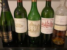 Christmas Eve dinner of Beef Wellington and Creme Brulee. The Haut Brion was the winner by a whisker from the Margaux. 
