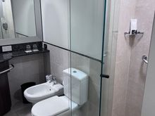 Separate shower with great water pressure