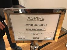 Aspire Lounge T3
Priority pass during peak times:
If you can read this, you are to close !