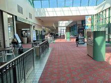 View down to the checkin counters. 
