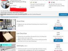 The website and its E-upgrade options