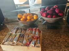 Snacks during the day.