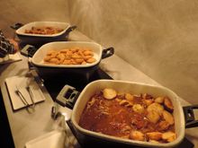 Some of the hot dishes during happy hour, Hilton Taipei