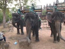 Take the elephant ride up to see Sunset. Very cheap and climb/walk extremely hot sweaty