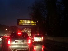 Rush hour on I-5