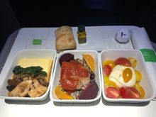 Pan roasted chicken, bison meatloaf, caprese salad