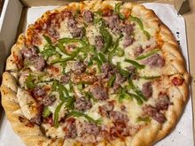 Sausage and pepperoni from Brick Oven Kaua’i 