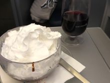 Caramel gelato with optional hot fudge and whipped cream.  
