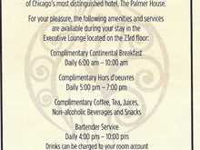 The Palmer House used to have one of the best lounges, now all gone.