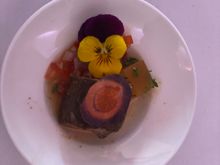 Outstanding food beautifully presented