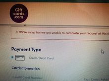 Anyone else getting this error message when trying to make a purchase through the AA shopping portal from giftcards.com? I have tried to use both my Aviator and Citi AA  cards and keep getting this message. I purchased 8 Visa gift cards last month (March) without any issues. 