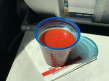 Tomato juice when flying