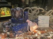 Counting the seconds until I can unwrap these lovely gifts.