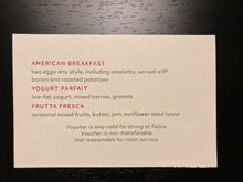Gild Globalist Breakfast Voucher