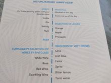 Hilton Honors Happy Hour Menu July 2018