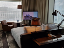 It feels as if you’re sleeping right in the middle of a curated exhibition, whether it was dreamed up by Manfred Heler or designed by Philippe Starck.