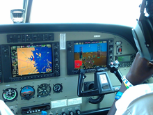 Red arrow show airport location.