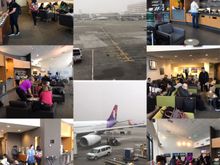 Runway views are awesome!
Too bad I can't say the same for the lounge ...