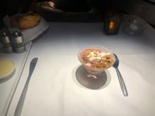 Greek yoghurt with granola and strawberry compote