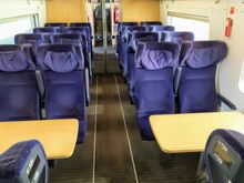 2nd class on a DB German rail InterCity train 