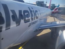 Boarding the flight from DUS to ZRH, which was operated by Helvetic Airways (2L)