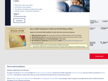 This is the offer I see when researching flights. 