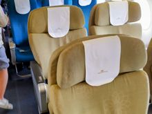 Vietnam Airlines Business class seating with Economy in the background