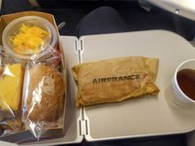 The second meal service was even worse, just dire - I thought France was proud of its food offerings at all levels 