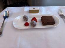 Brownie with truffles 