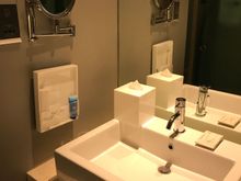 Nice sink but no counter space! 