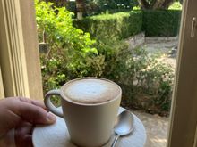 Cappuccino at breakfast