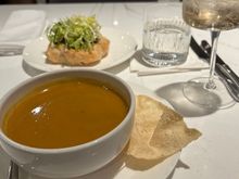 Spicy Squash Soup + Mushroom Truffle Tart