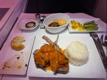 Red curry lamb