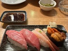 Fattest tuna belly, sweet shrimp, northern coast Uni.