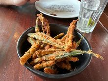 Okra fries.
