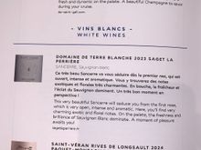 Had the Champagne from TUN the previous day. Good as long as it is cold. Chardonnay was very good
