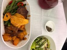 Short ribs - very tender and potatoes were on point