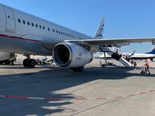 Sneaky shot of the aircraft before I got told off. ;)