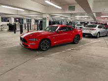 This was at the gate a Mustang 5.0 but it is ES. 