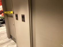 Two private restrooms. 