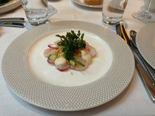 King prawn, brandy emulsion, fine herbs & polonaise