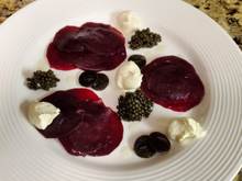 Salt-Roasted Beets, Caviar, Kelp