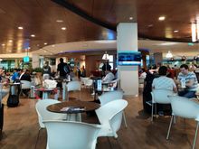 The Schengen Crown Lounge in Amsterdam airport 